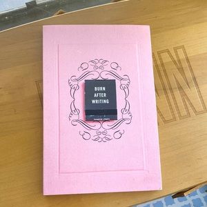 Burn After Writing Journal by Sharon Jones